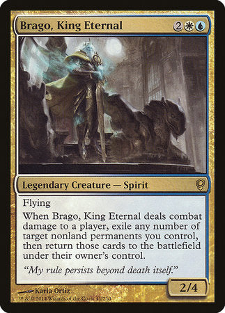 Brago, King Eternal [Conspiracy] | Cards and Coasters CA