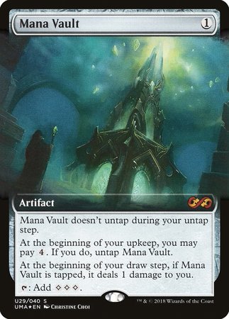 Mana Vault [Ultimate Box Topper] | Cards and Coasters CA