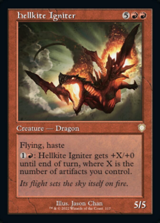 Hellkite Igniter (Retro) [The Brothers' War Commander] | Cards and Coasters CA