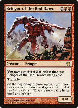 Bringer of the Red Dawn [Fifth Dawn] | Cards and Coasters CA