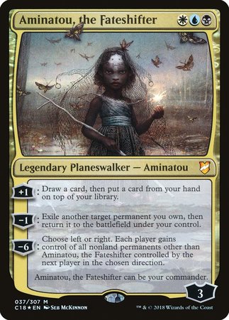Aminatou, the Fateshifter [Commander 2018] | Cards and Coasters CA