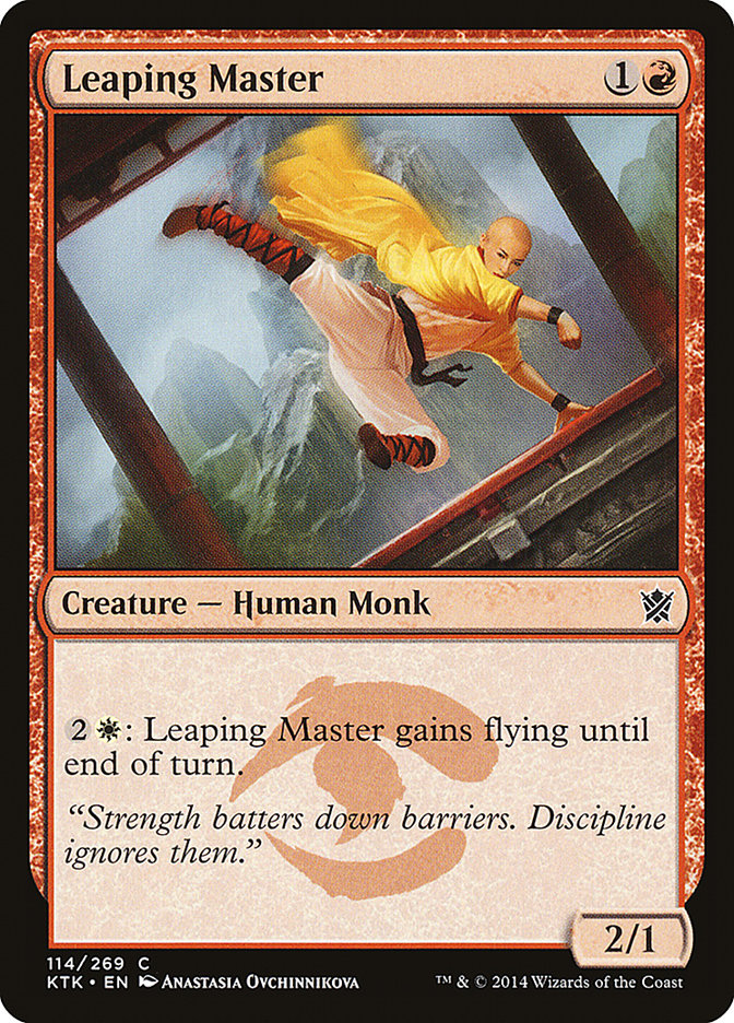 Leaping Master [Khans of Tarkir] | Cards and Coasters CA