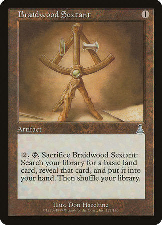 Braidwood Sextant [Urza's Destiny] | Cards and Coasters CA