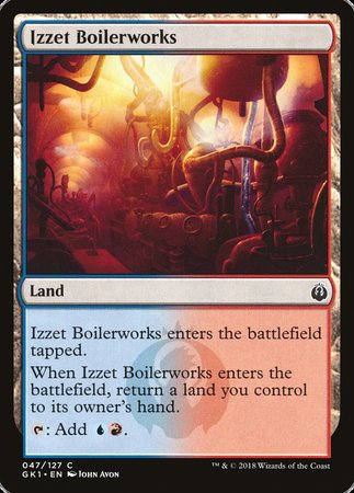 Izzet Boilerworks [GRN Guild Kit] | Cards and Coasters CA