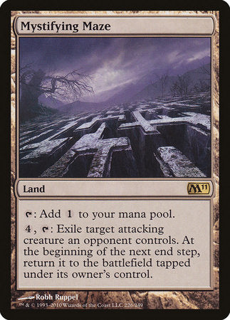 Mystifying Maze [Magic 2011] | Cards and Coasters CA