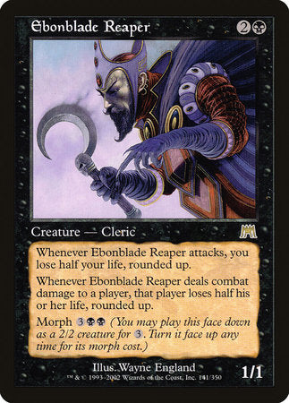 Ebonblade Reaper [Onslaught] | Cards and Coasters CA