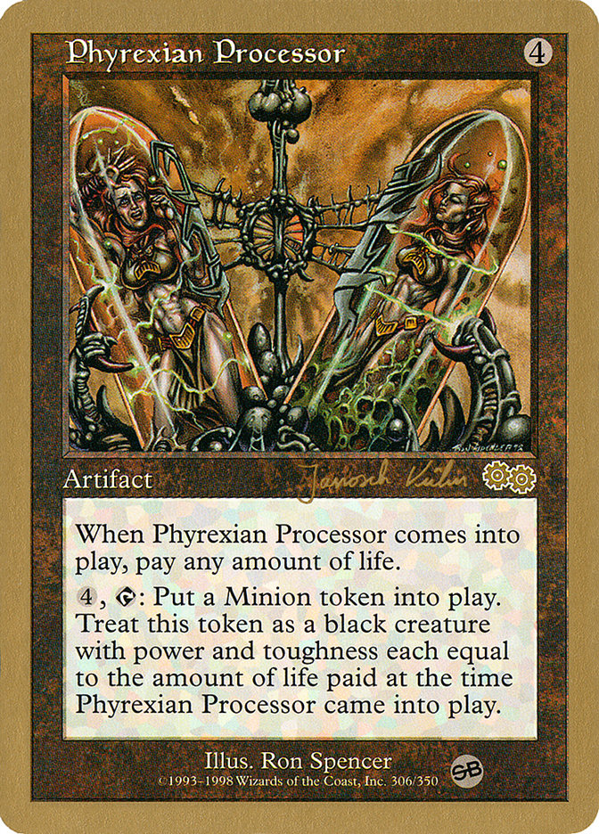 Phyrexian Processor (Janosch Kuhn) (SB) [World Championship Decks 2000] | Cards and Coasters CA