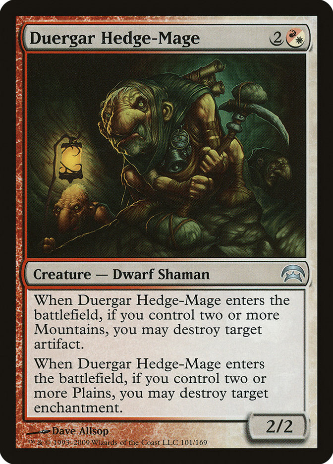 Duergar Hedge-Mage [Planechase] | Cards and Coasters CA