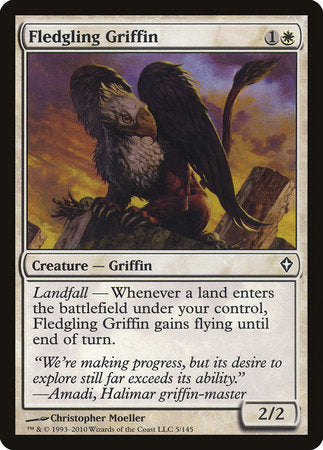 Fledgling Griffin [Worldwake] | Cards and Coasters CA