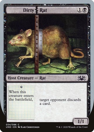 Dirty Rat [Unsanctioned] | Cards and Coasters CA