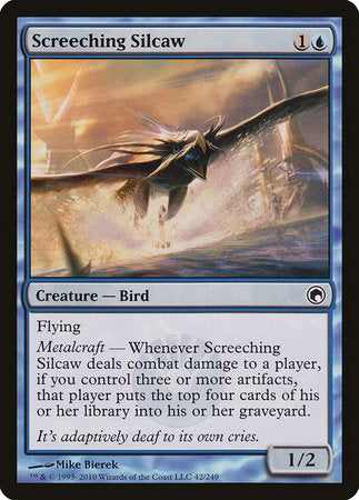 Screeching Silcaw [Scars of Mirrodin] | Cards and Coasters CA