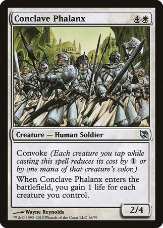 Conclave Phalanx [Duel Decks: Elspeth vs. Tezzeret] | Cards and Coasters CA