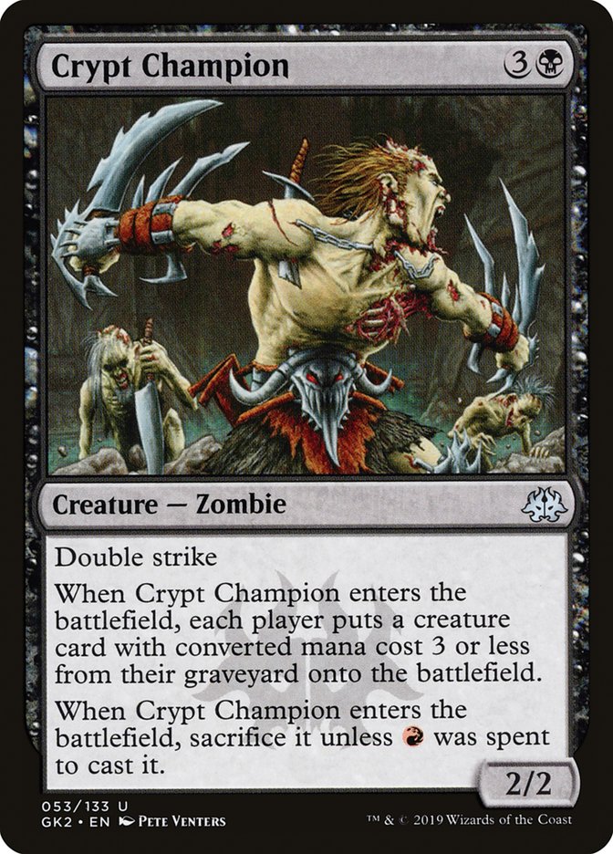 Crypt Champion [Ravnica Allegiance Guild Kit] | Cards and Coasters CA