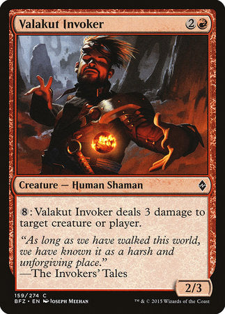 Valakut Invoker [Battle for Zendikar] | Cards and Coasters CA