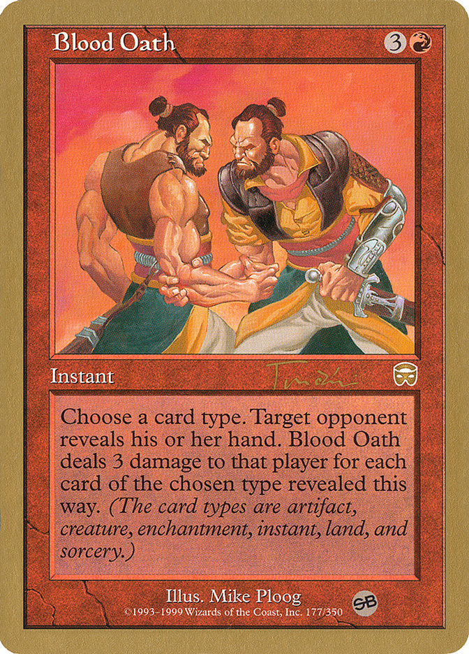 Blood Oath (Jan Tomcani) (SB) [World Championship Decks 2001] | Cards and Coasters CA