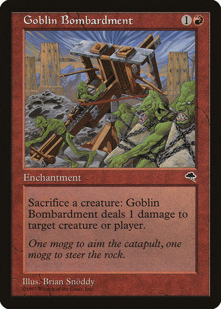 Goblin Bombardment [Tempest] | Cards and Coasters CA