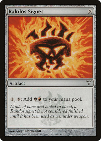 Rakdos Signet [Dissension] | Cards and Coasters CA