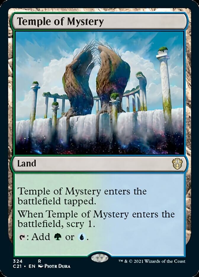 Temple of Mystery [Commander 2021] | Cards and Coasters CA