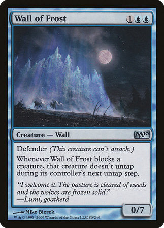 Wall of Frost [Magic 2010] | Cards and Coasters CA