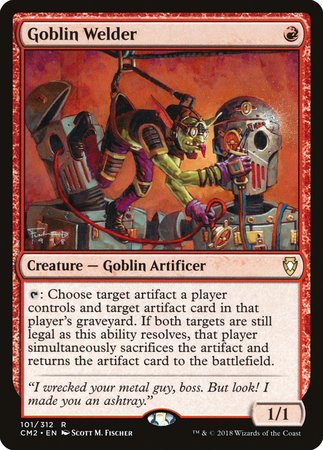 Goblin Welder [Commander Anthology Volume II] | Cards and Coasters CA