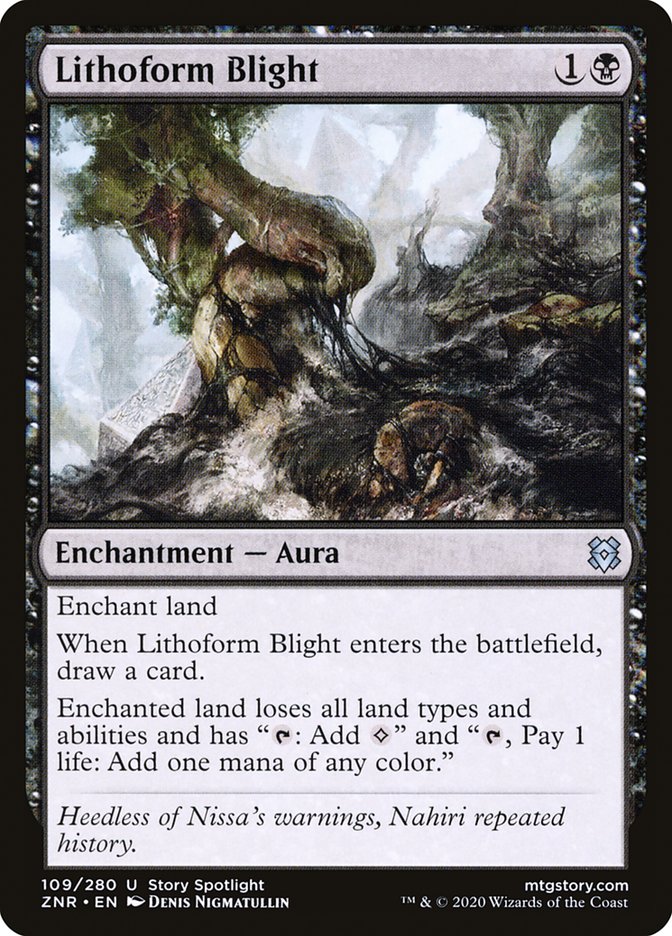 Lithoform Blight [Zendikar Rising] | Cards and Coasters CA