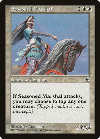 Seasoned Marshal [Portal] | Cards and Coasters CA