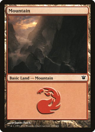 Mountain (259) [Innistrad] | Cards and Coasters CA