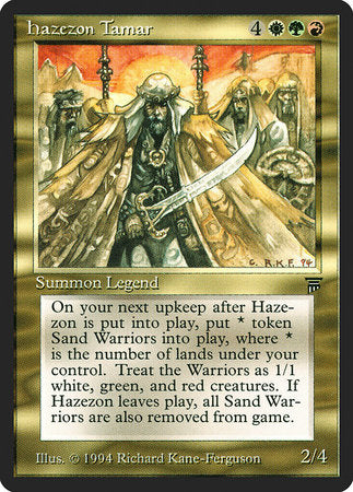 Hazezon Tamar [Legends] | Cards and Coasters CA