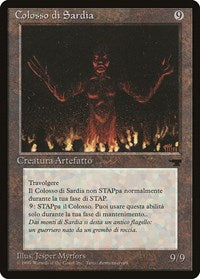 Colossus of Sardia (Italian) - "Colosso di Sardia" [Renaissance] | Cards and Coasters CA