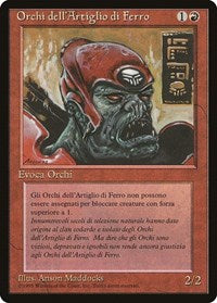 Ironclaw Orcs (Italian) - "Orchi dell'Artiglio di Ferro" [Renaissance] | Cards and Coasters CA