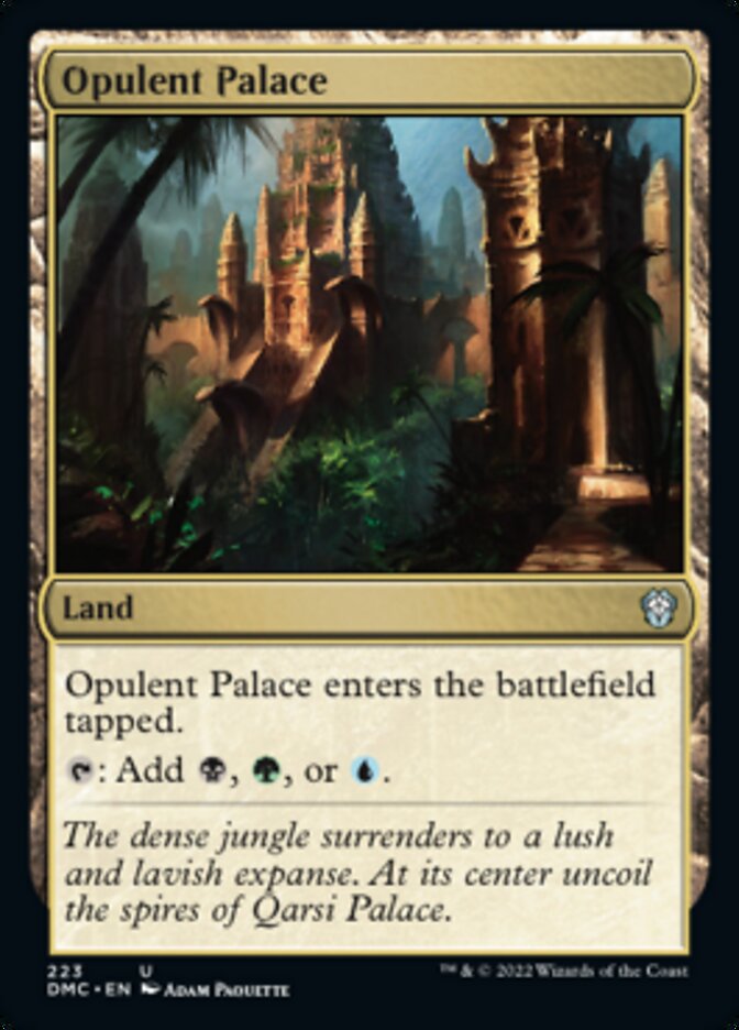 Opulent Palace [Dominaria United Commander] | Cards and Coasters CA