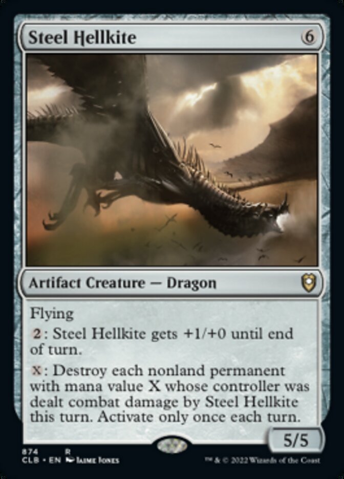 Steel Hellkite [Commander Legends: Battle for Baldur's Gate] | Cards and Coasters CA