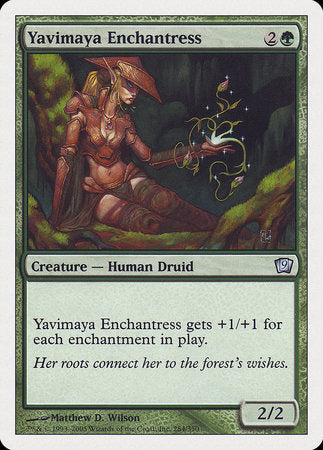 Yavimaya Enchantress [Ninth Edition] | Cards and Coasters CA