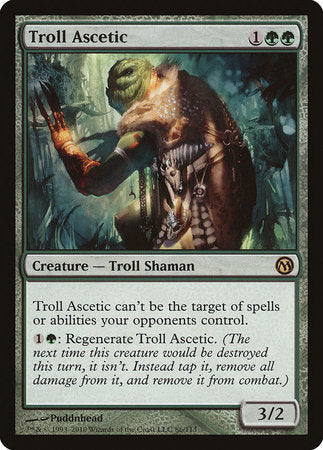 Troll Ascetic [Duels of the Planeswalkers] | Cards and Coasters CA