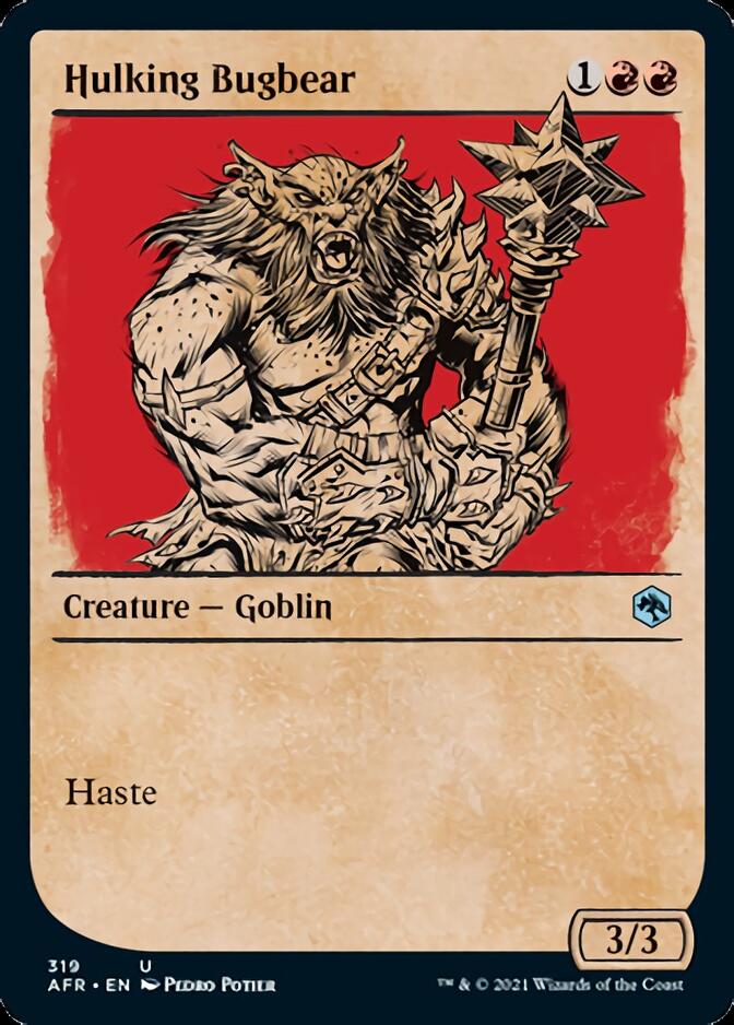 Hulking Bugbear (Showcase) [Dungeons & Dragons: Adventures in the Forgotten Realms] | Cards and Coasters CA