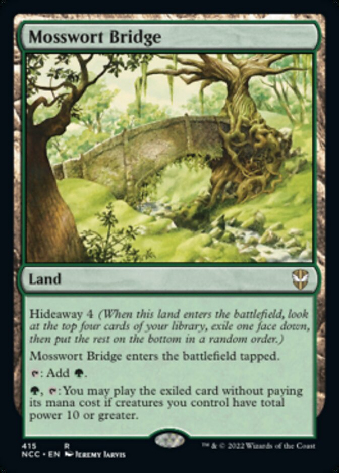 Mosswort Bridge [Streets of New Capenna Commander] | Cards and Coasters CA