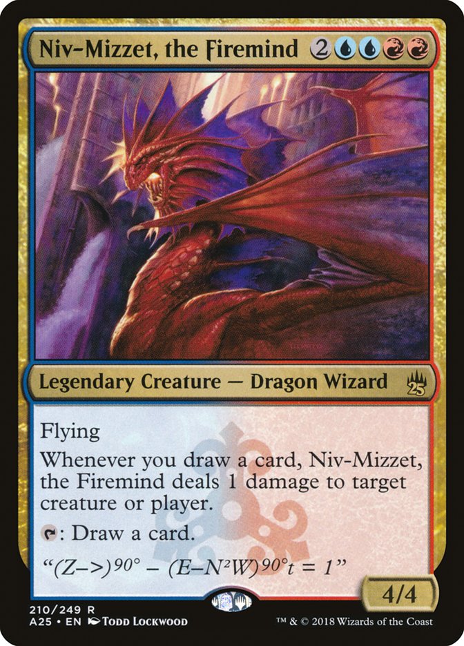 Niv-Mizzet, the Firemind [Masters 25] | Cards and Coasters CA