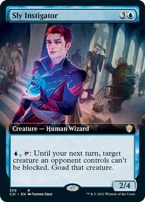 Sly Instigator (Extended) [Commander 2021] | Cards and Coasters CA
