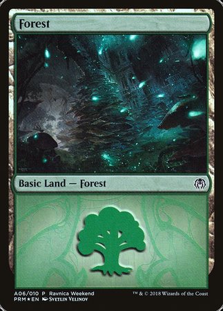 Forest - Golgari (A06) [GRN Ravnica Weekend] | Cards and Coasters CA