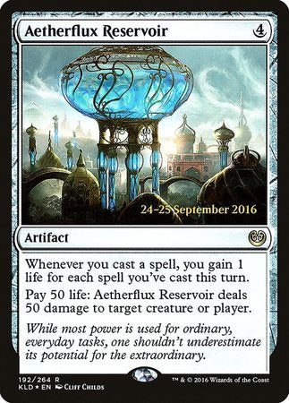 Aetherflux Reservoir [Kaladesh Promos] | Cards and Coasters CA