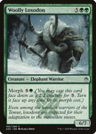 Woolly Loxodon [Masters 25] | Cards and Coasters CA