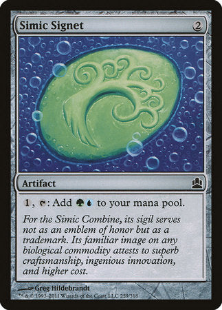 Simic Signet [Commander 2011] | Cards and Coasters CA