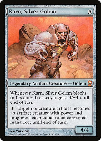 Karn, Silver Golem [From the Vault: Relics] | Cards and Coasters CA