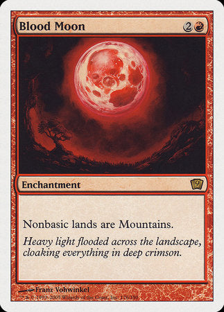 Blood Moon [Ninth Edition] | Cards and Coasters CA