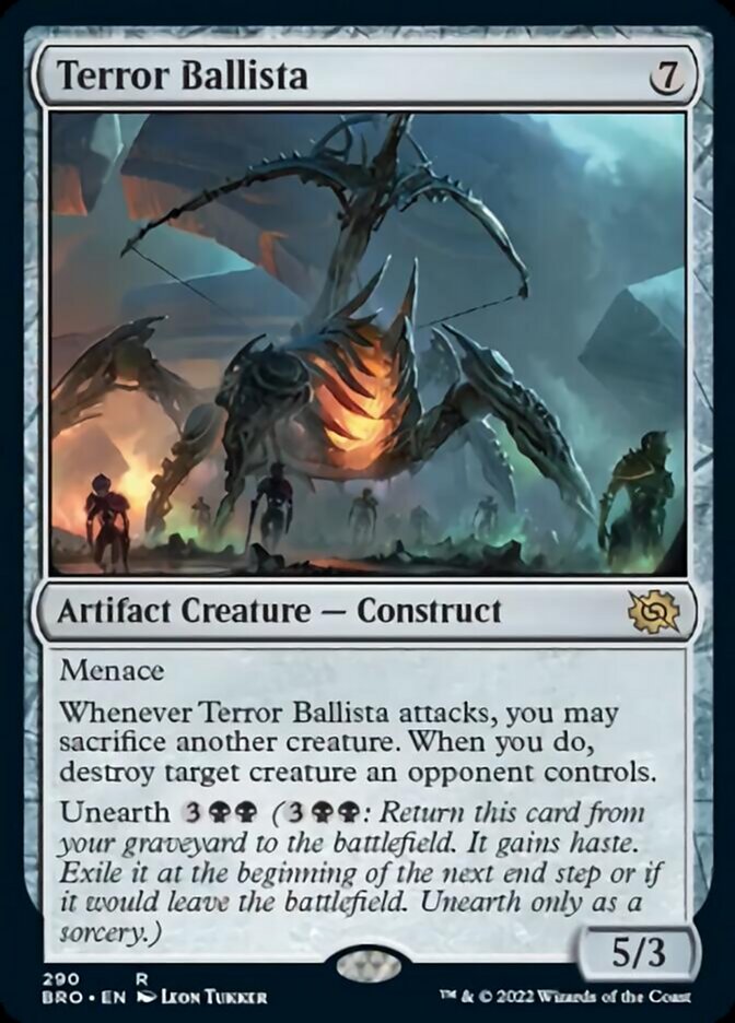 Terror Ballista [The Brothers' War] | Cards and Coasters CA