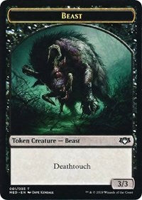 Beast Token [Mythic Edition: War of the Spark] | Cards and Coasters CA