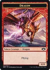 Dragon Token [Mythic Edition: War of the Spark] | Cards and Coasters CA