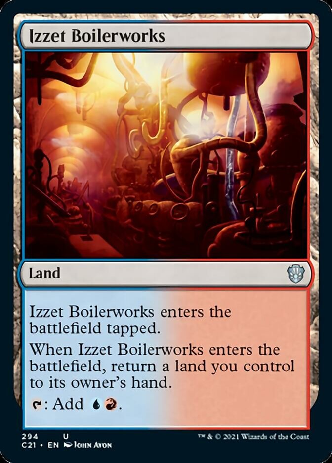 Izzet Boilerworks [Commander 2021] | Cards and Coasters CA