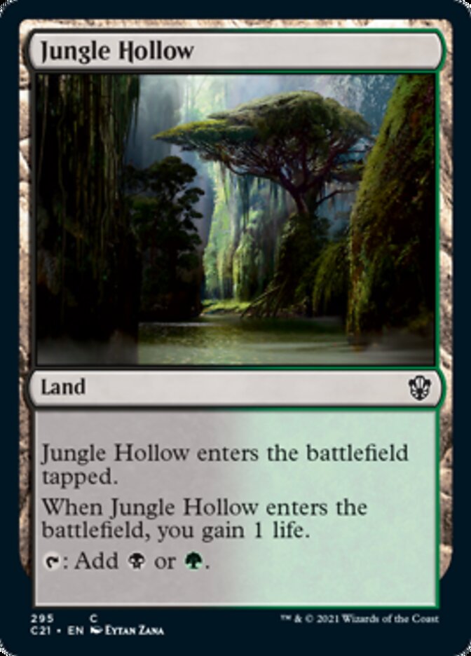 Jungle Hollow [Commander 2021] | Cards and Coasters CA