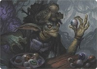 Warteye Witch (Art Series) [Art Series: Modern Horizons] | Cards and Coasters CA